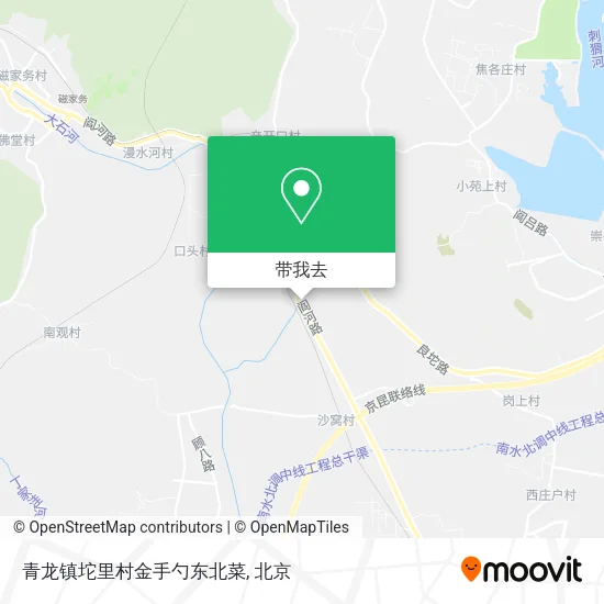 青龙镇坨里村金手勺东北菜地图