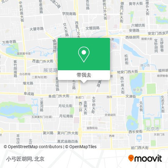 小弓匠胡同地图