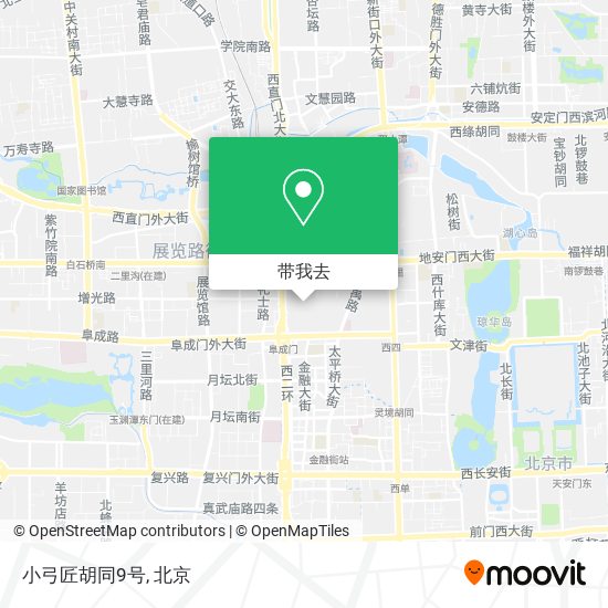 小弓匠胡同9号地图