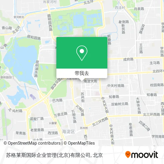 苏格莱斯国际企业管理(北京)有限公司地图