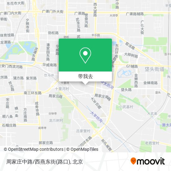 周家庄中路/西燕东街(路口)地图