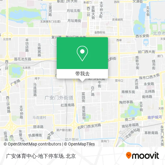 广安体育中心-地下停车场地图