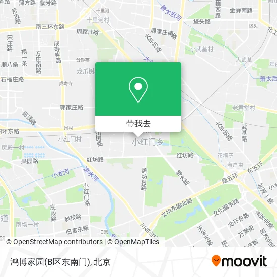 鸿博家园(B区东南门)地图