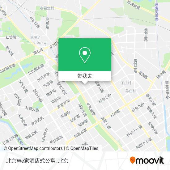 北京We家酒店式公寓地图