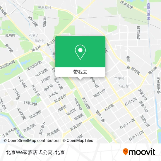 北京We家酒店式公寓地图