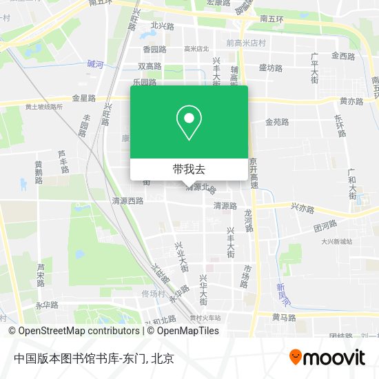 中国版本图书馆书库-东门地图