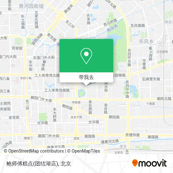 鲍师傅糕点(团结湖店)地图