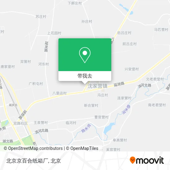 北京京百合纸箱厂地图