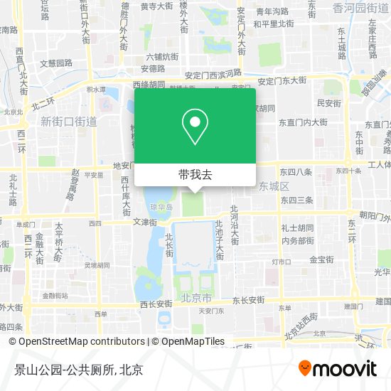 景山公园-公共厕所地图