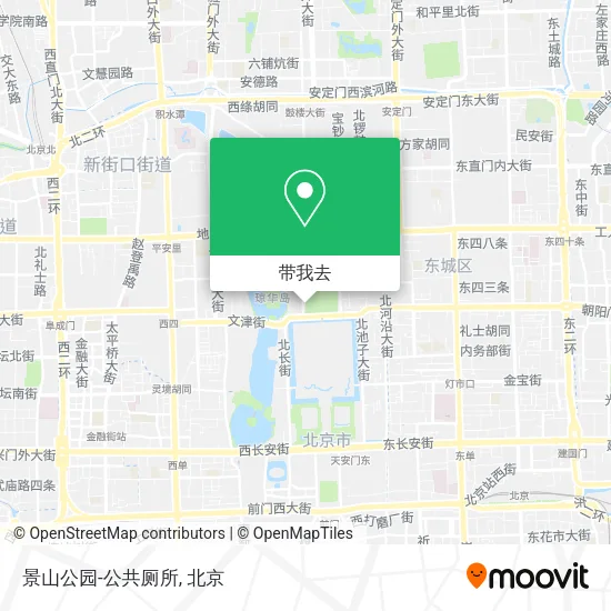 景山公园-公共厕所地图