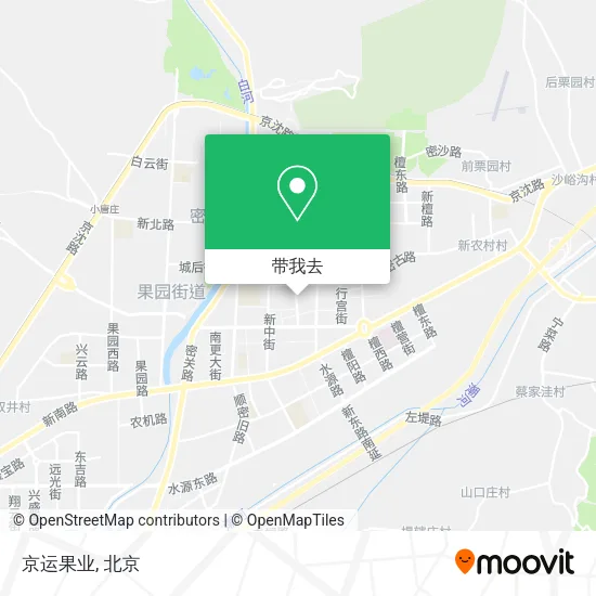 京运果业地图