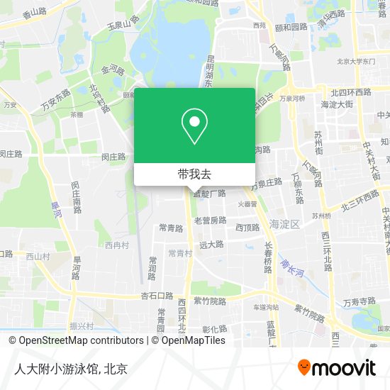 人大附小游泳馆地图