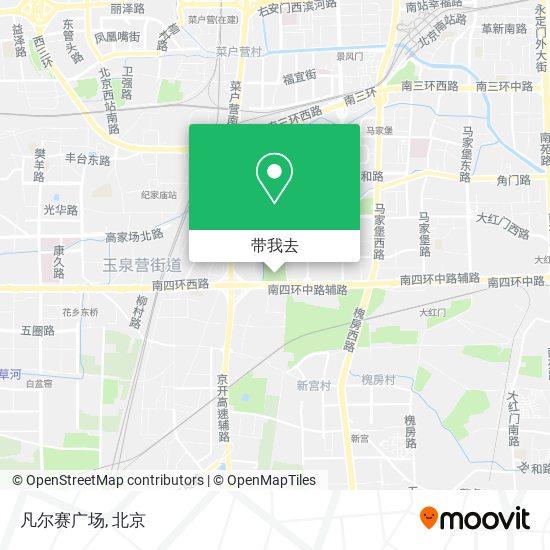 凡尔赛广场地图