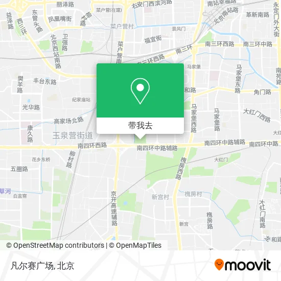 凡尔赛广场地图