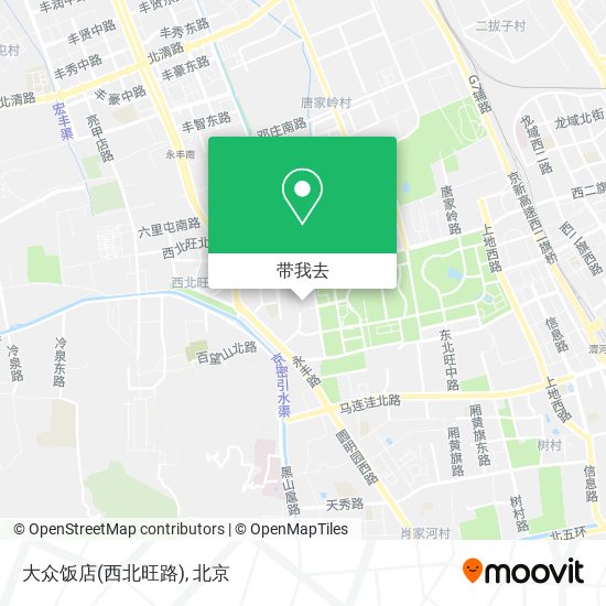 大众饭店(西北旺路)地图