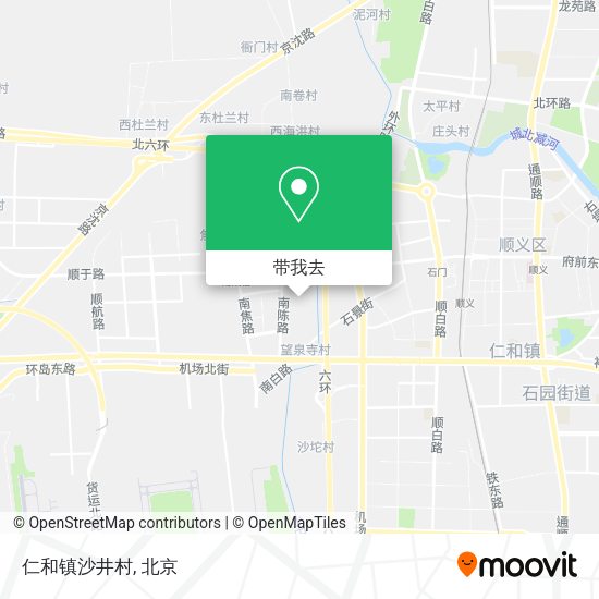仁和镇沙井村地图