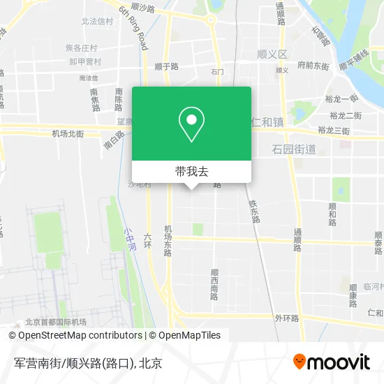 军营南街/顺兴路(路口)地图