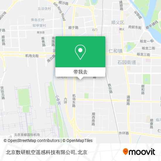北京数研航空遥感科技有限公司地图