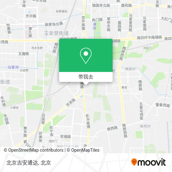 北京吉安通达地图