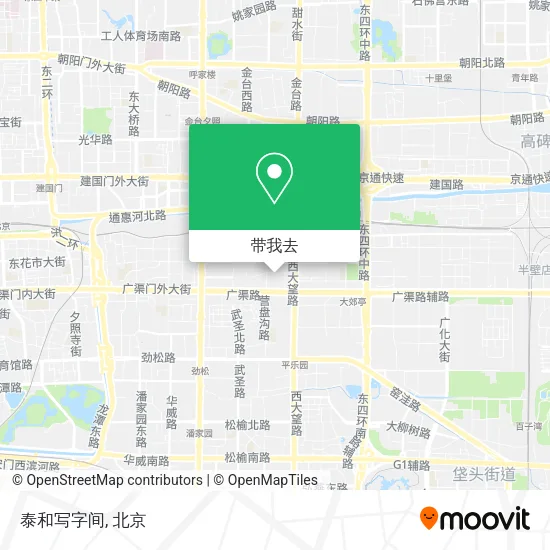 泰和写字间地图
