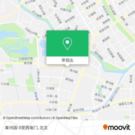 泰河园-3里西南门地图