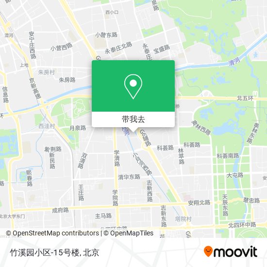 竹溪园小区-15号楼地图