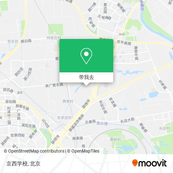 京西学校地图