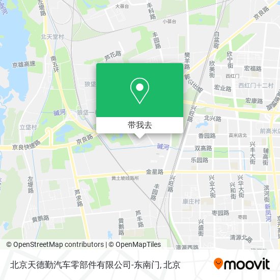 北京天德勤汽车零部件有限公司-东南门地图