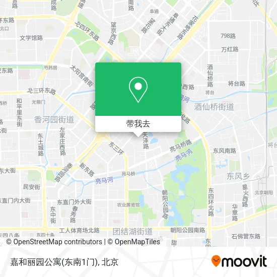 嘉和丽园公寓(东南1门)地图