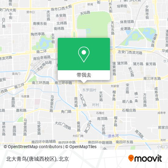 北大青鸟(唐城西校区)地图