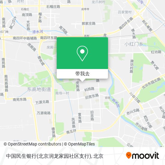 中国民生银行(北京润龙家园社区支行)地图