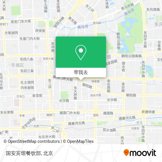 国安宾馆餐饮部地图