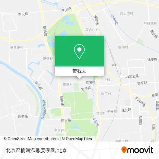 北京温榆河温馨度假屋地图