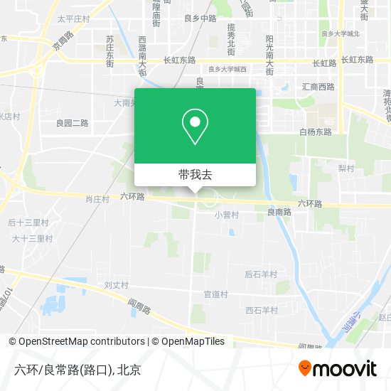 六环/良常路(路口)地图