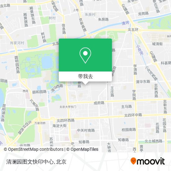 清澜园图文快印中心地图