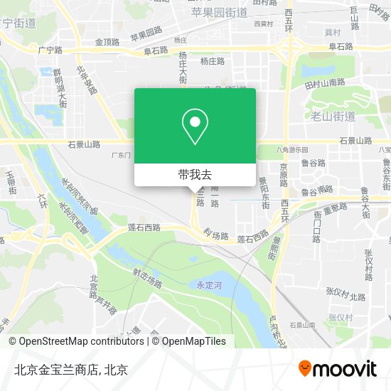 北京金宝兰商店地图