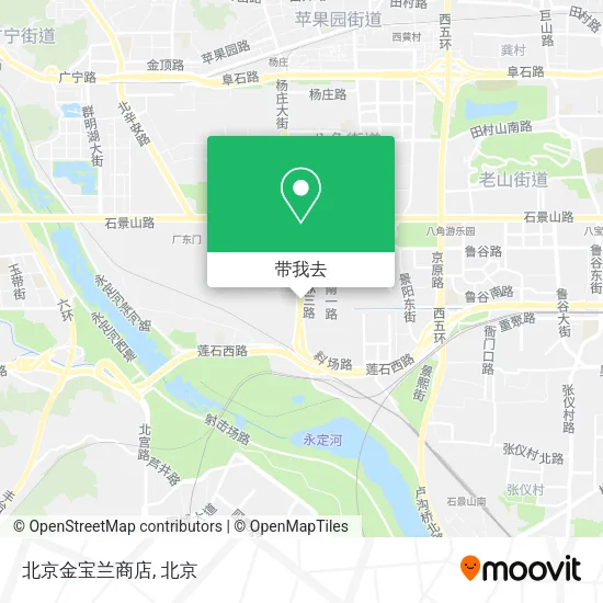 北京金宝兰商店地图