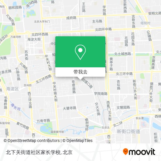 北下关街道社区家长学校地图
