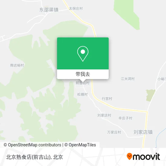 北京熟食店(前吉山)地图