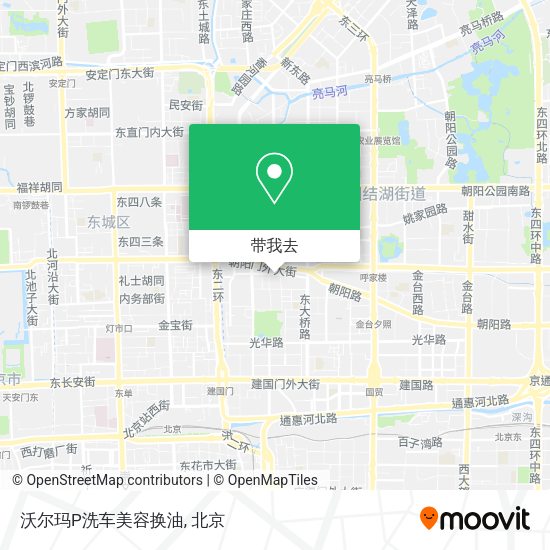 沃尔玛P洗车美容换油地图