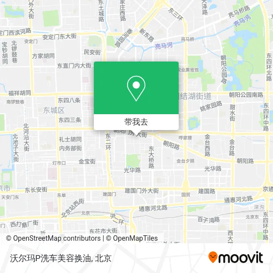 沃尔玛P洗车美容换油地图
