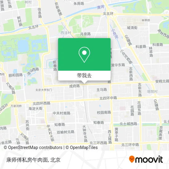 康师傅私房午肉面地图