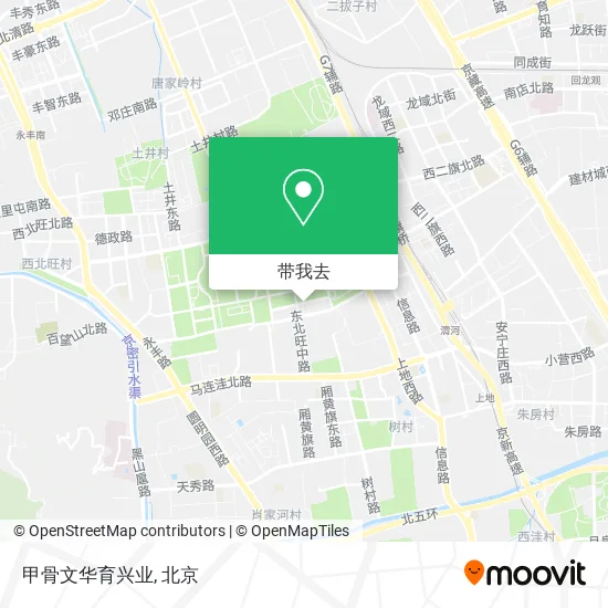 甲骨文华育兴业地图