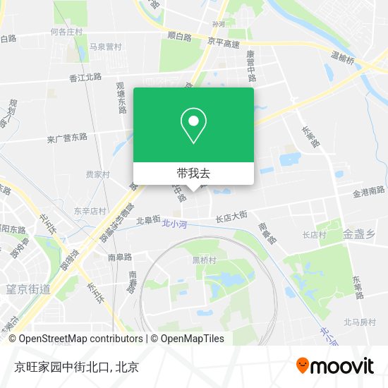 京旺家园中街北口地图