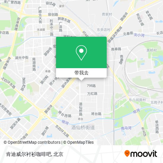 肯迪威尔衬衫咖啡吧地图