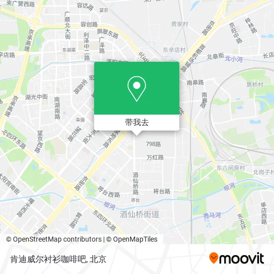 肯迪威尔衬衫咖啡吧地图