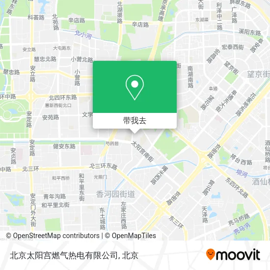 北京太阳宫燃气热电有限公司地图