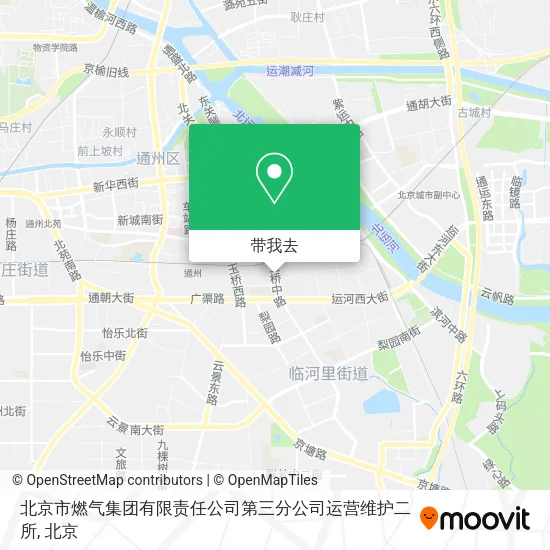 北京市燃气集团有限责任公司第三分公司运营维护二所地图