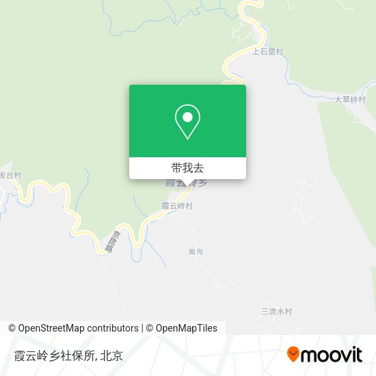 霞云岭乡社保所地图