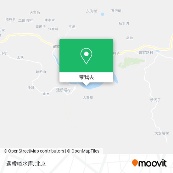 遥桥峪水库地图